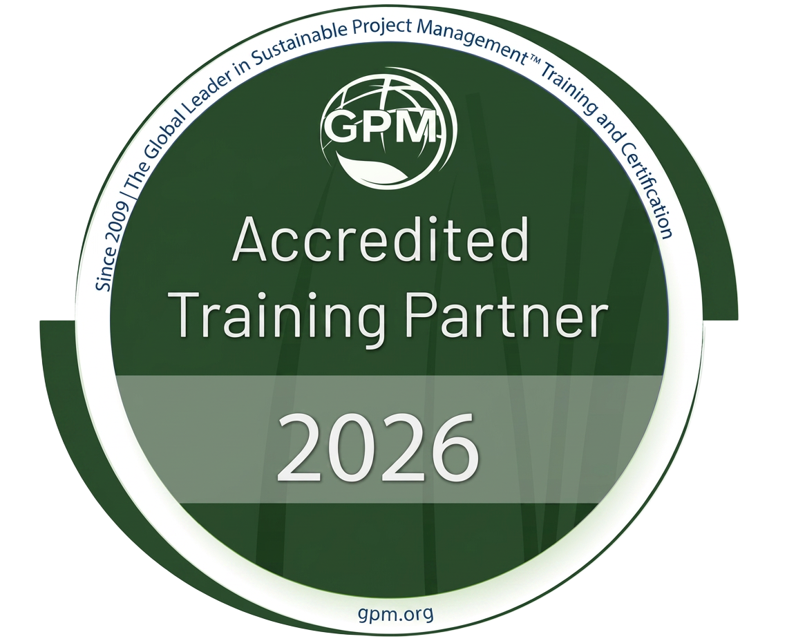 GPM Global Accredited Training Partner 2026 badge